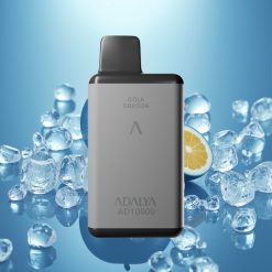 Adalya AD 10000 Puffs Space Gray Sandblasted Rubber USB-C Blue Ice