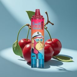 Fumot RandM Tornado 15000 Puffs 25ml Mesh LCD Typ-C Wiśnia