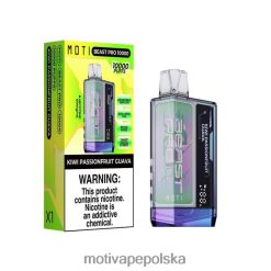 MOTI Vape Review - MOTI Beast Pro Waporyzator jednorazowy (5%, 10000 zaciągnięć) 6V86646 kiwi, marakuja, gujawa