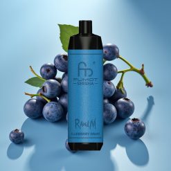 RandM Fumot Shisha 10000 Puffs LED Type-C Blueberry Grape