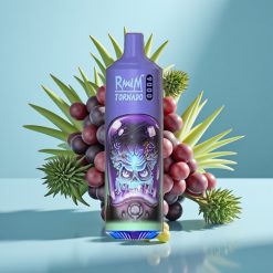 RandM Tornado 9000 Puffs 18 mL Mesh Coil Aloe Grape