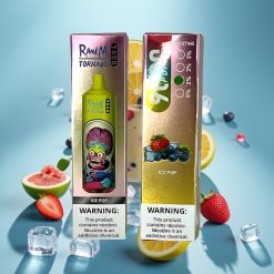 RandM Tornado 9000 Puffs 850mAh 18mL Mesh Ice Pop