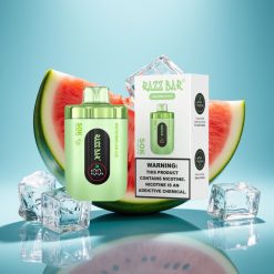 Razz Bar 50K Puffs 1.0 Ohm Mesh 650mAh Watermelon Ice