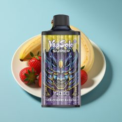 Vapsolo Super 15000 Puffs 40ml 850mAh Type-C Truskawka Banan