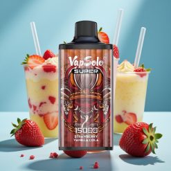 Vapsolo Super 15000 Puffs 40ml 850mah Type-C Truskawka Wanilia Cola