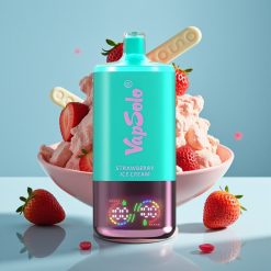 VapSolo Triple 30000 Puffs 40ml Typ-C Truskawkowy Lód