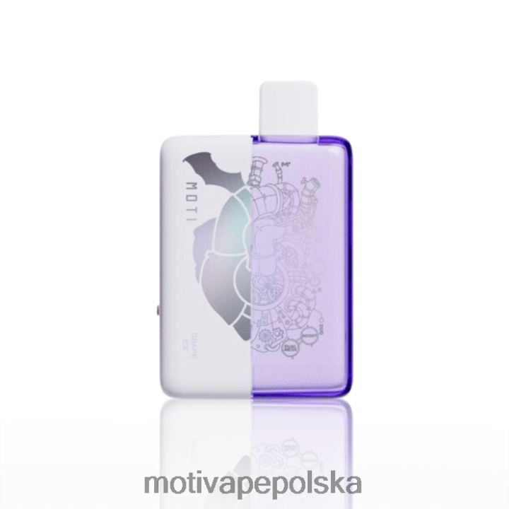 MOTI Vape Near Me - MOTI Duo 9000 jednorazowych waporyzatorów (5%, 9000 zaciągnięć) 6V86667 lód winogronowy