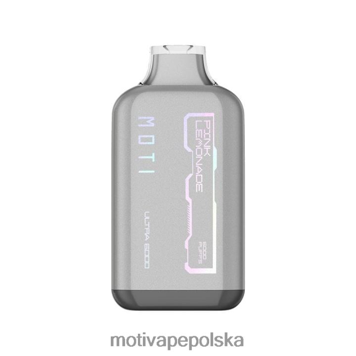 MOTI Vape Near Me - MOTI Ultra Waporyzator jednorazowy (5%, 6000 zaciągnięć) 6V86637 różowa lemoniada