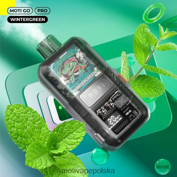 MOTI Vape Price - MOTI Go Pro Waporyzator jednorazowy (5%, 12000 zaciągnięć) 6V86624 zimozielony