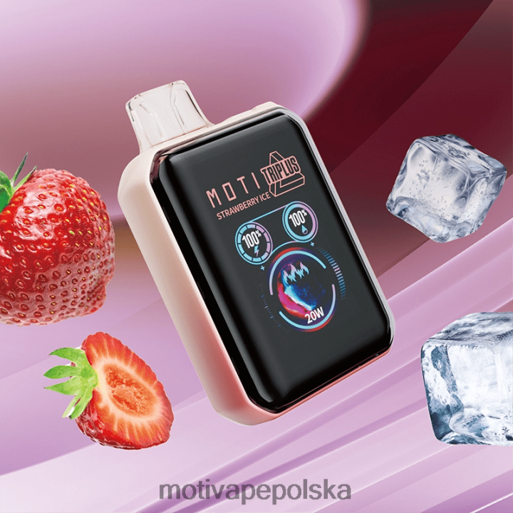 MOTI Vape For Sale - MOTI Triplus Jednorazowy vape 20 tys. (5%, 20000 zaciągnięć) 6V8669 lód truskawkowy