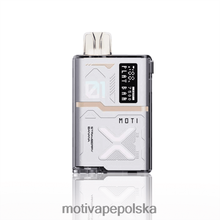 MOTI Vape Pods Polska - MOTI Play Bar 7500 jednorazowych waporyzatorów (5%, 7500 zaciągnięć) 6V86655 truskawka Banan