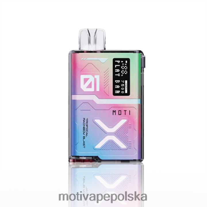 MOTI Vape Price - MOTI Play Bar 7500 jednorazowych waporyzatorów (5%, 7500 zaciągnięć) 6V86654 podmuch tropikalnej tęczy