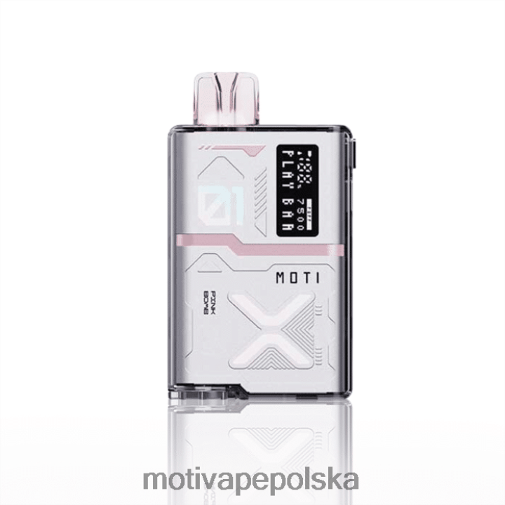 MOTI Vape Recargable Polska - MOTI Play Bar 7500 jednorazowych waporyzatorów (5%, 7500 zaciągnięć) 6V86658 różowa bomba