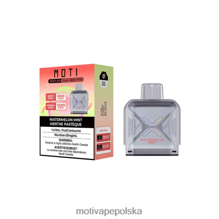 MOTI Vape For Sale - MOTI Go Pro jednorazowy pojemnik 6V86689 arbuz miętowy