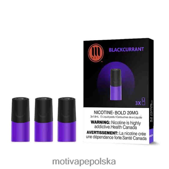 MOTI Vape Recargable Polska - MOTI klasyczne strąki 6V866108 jagoda