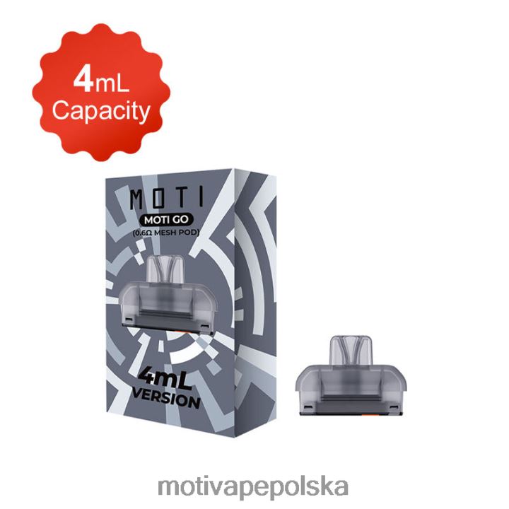 MOTI Vape Kit Polska - MOTI Go Pro kapsułki wielokrotnego napełniania 6V866120 (opakowanie 2 szt.)