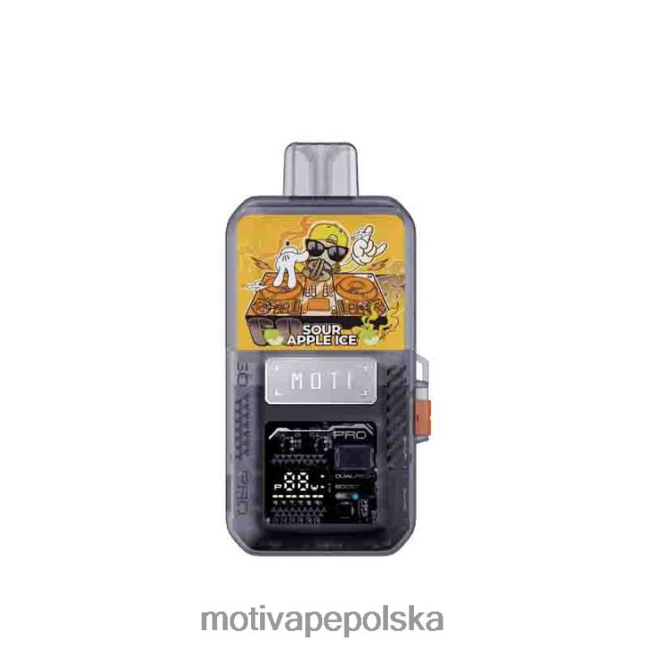 MOTI Vape Near Me - MOTI Go Pro jednorazowy moduł + urządzenie 6V86677 kwaśny lód jabłkowy