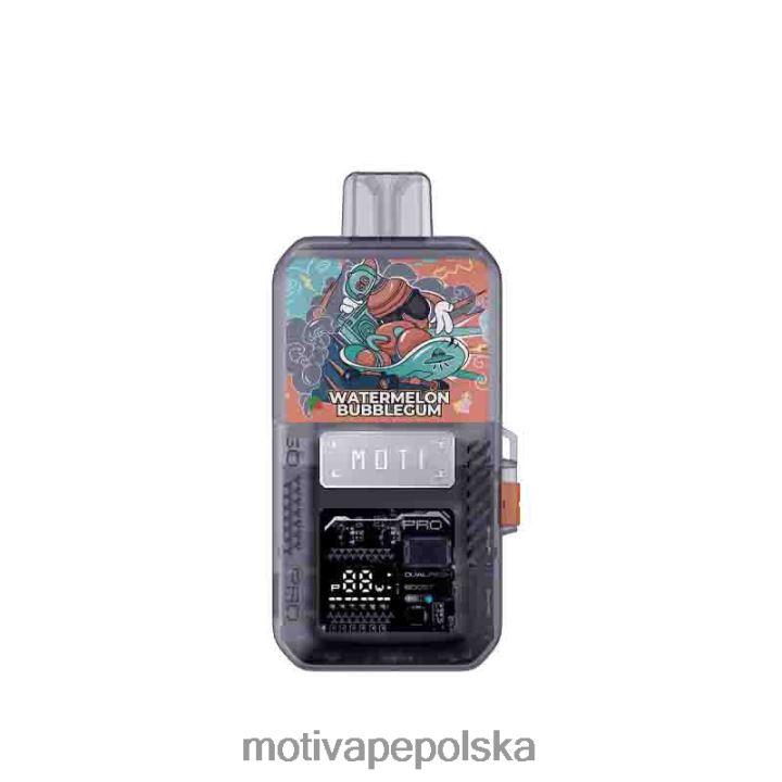 MOTI Vape Polska - MOTI Go Pro jednorazowy moduł + urządzenie 6V86681 guma balonowa arbuzowa